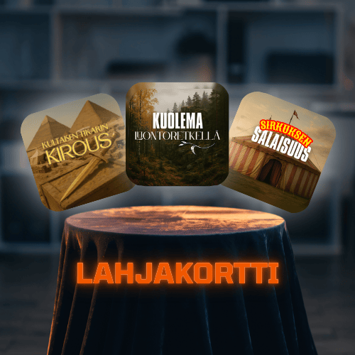 Johtolangan lahjakortilla annat unohtumattomia hetkiä murhamysteeripelin parissa.